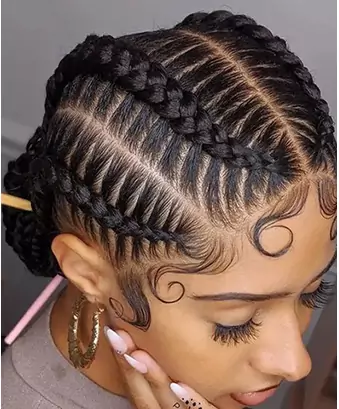 Braids Cornrow (Natte collée)